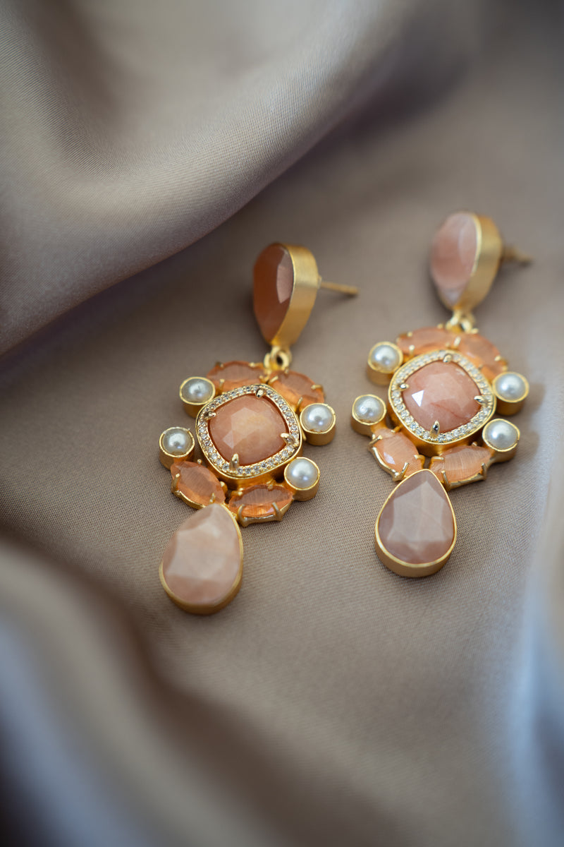 Pink Rayah earrings