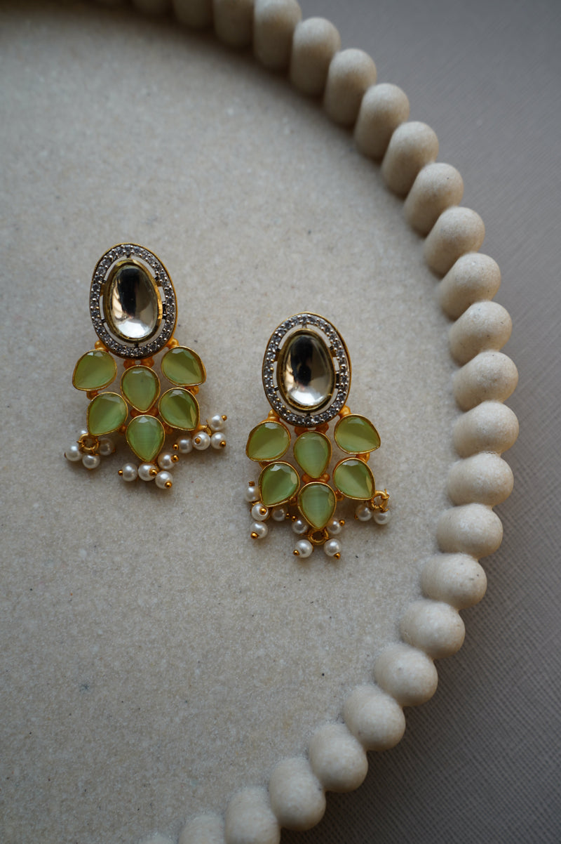 Green Earrings