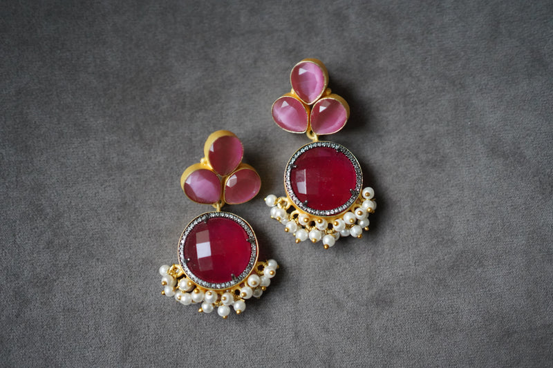 Pink Ruh Earrings