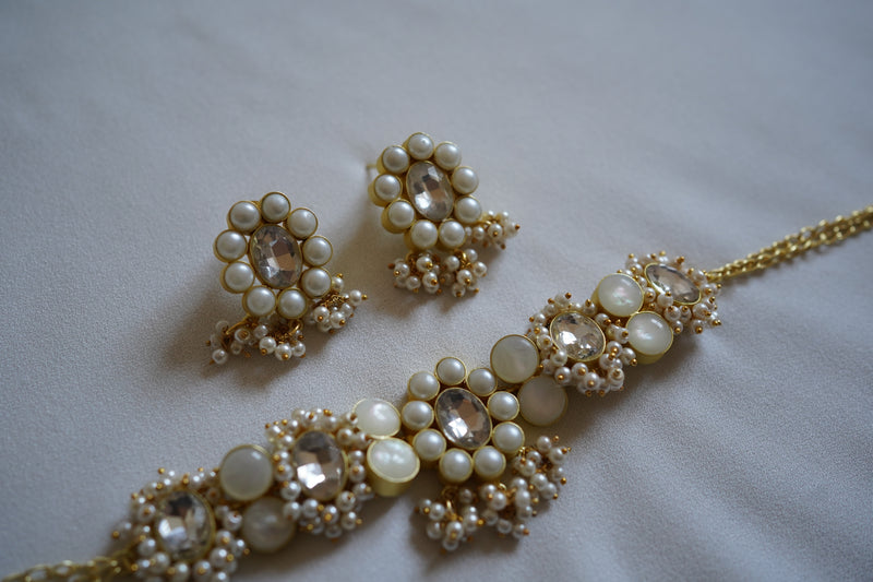 Pearl choker set